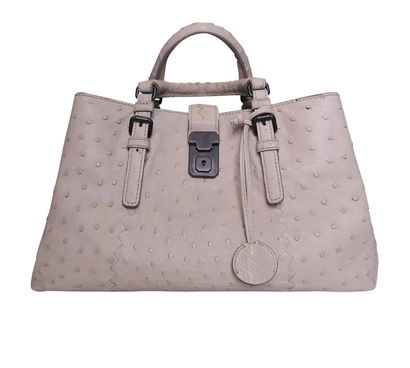 Ostrich Roma Tote, front view